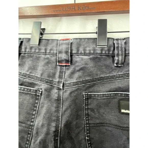 Diehard‎ Men's Black Denim Carpenter Pants Size 36x34 Workwear Utility Gorpcore - Picture 5 of 13